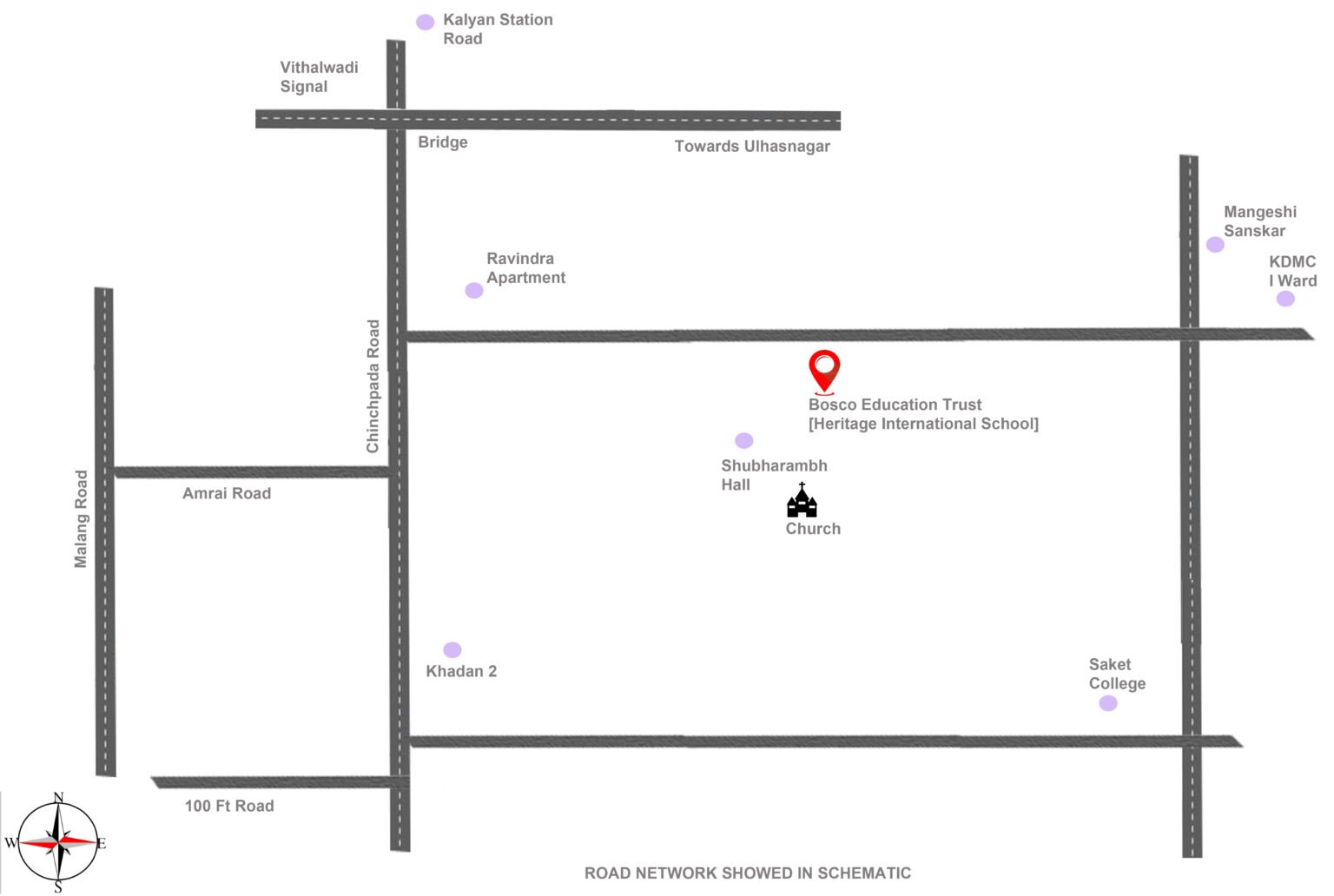 How to Reach Heritage International School