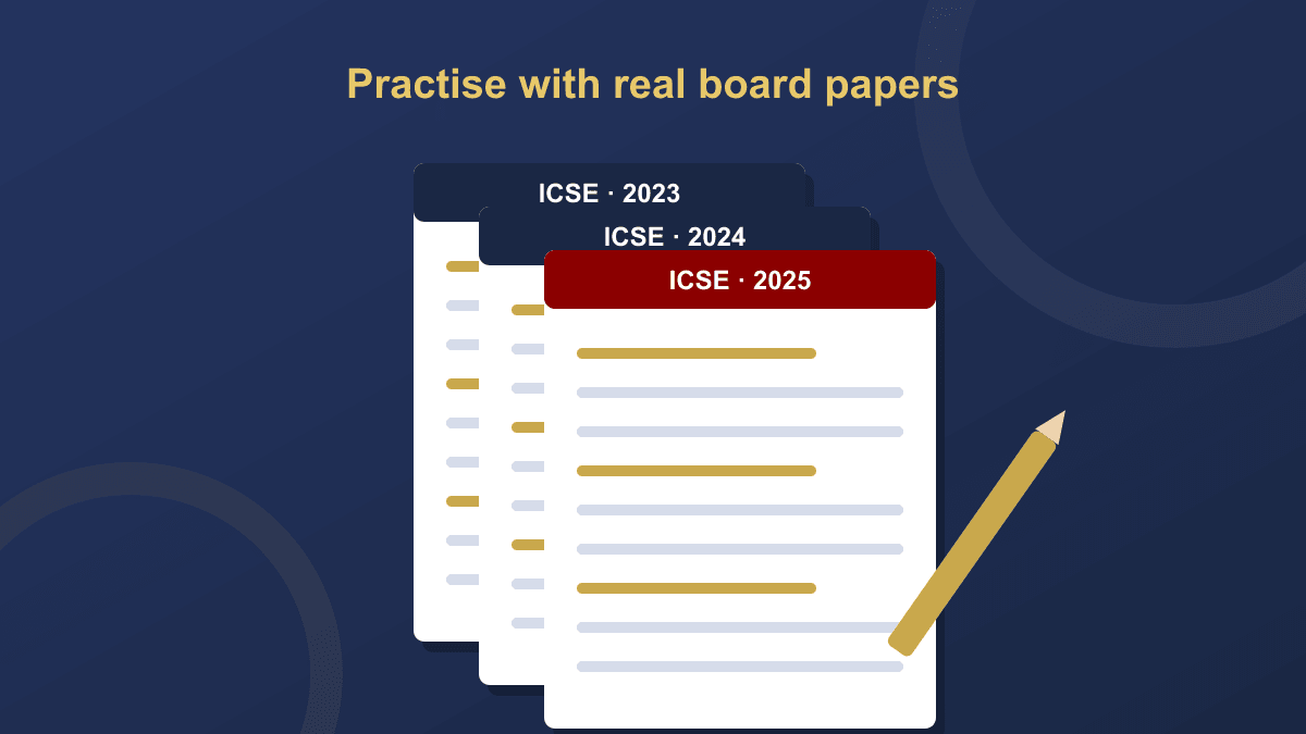 ICSE Question Papers — Multiple Years