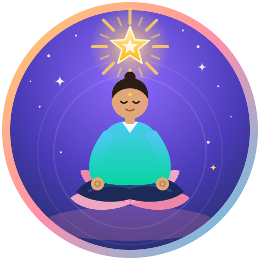 Star Student logo — a student meditating under a star